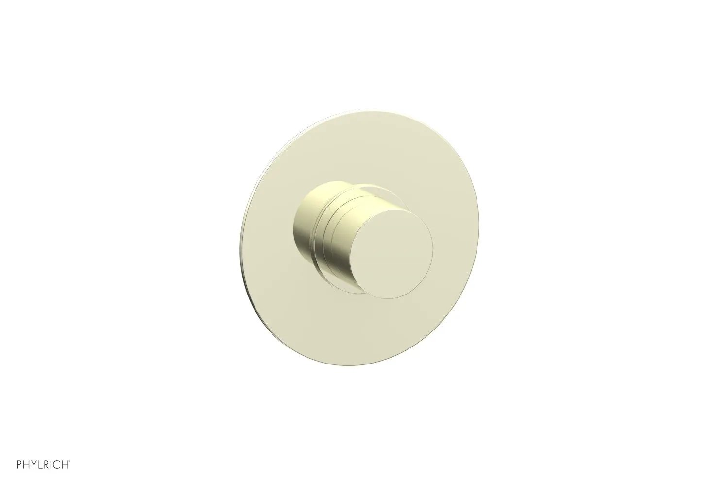 Phylrich BASIC II 1/2" Mini Thermostatic Round Shower Trim Smooth Handle by Phylrich