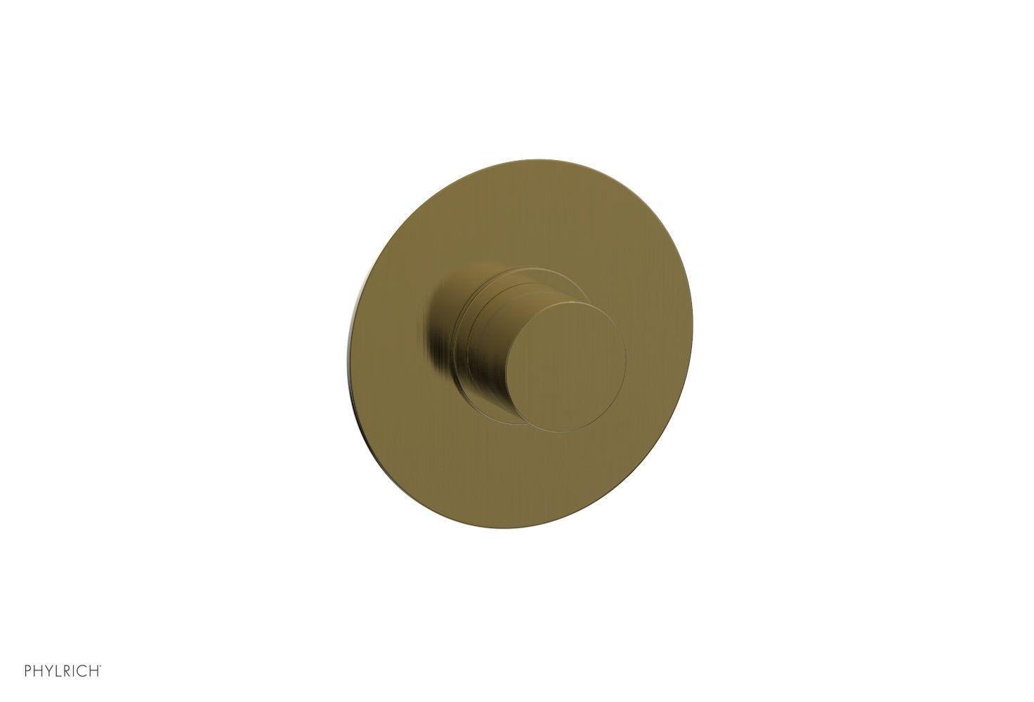 Phylrich BASIC II 1/2" Mini Thermostatic Round Shower Trim Smooth Handle