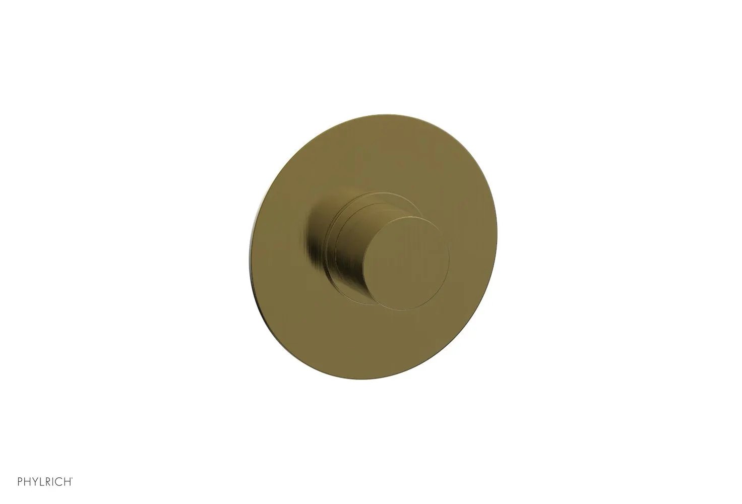 Phylrich BASIC II 1/2" Mini Thermostatic Round Shower Trim Smooth Handle by Phylrich