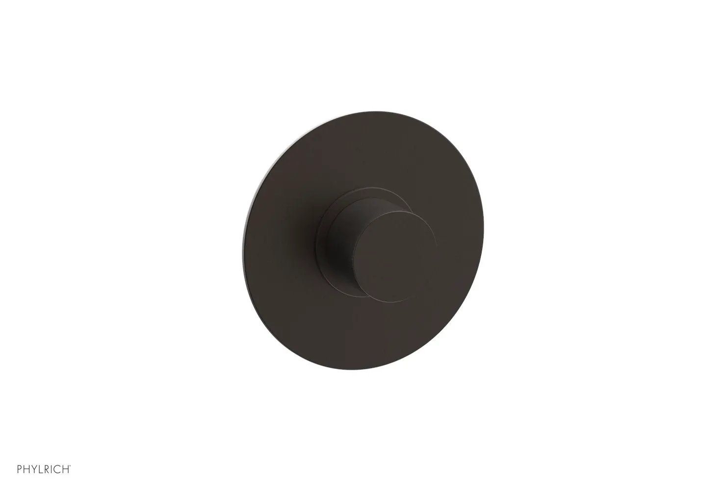 Phylrich BASIC II 1/2" Mini Thermostatic Round Shower Trim Smooth Handle by Phylrich
