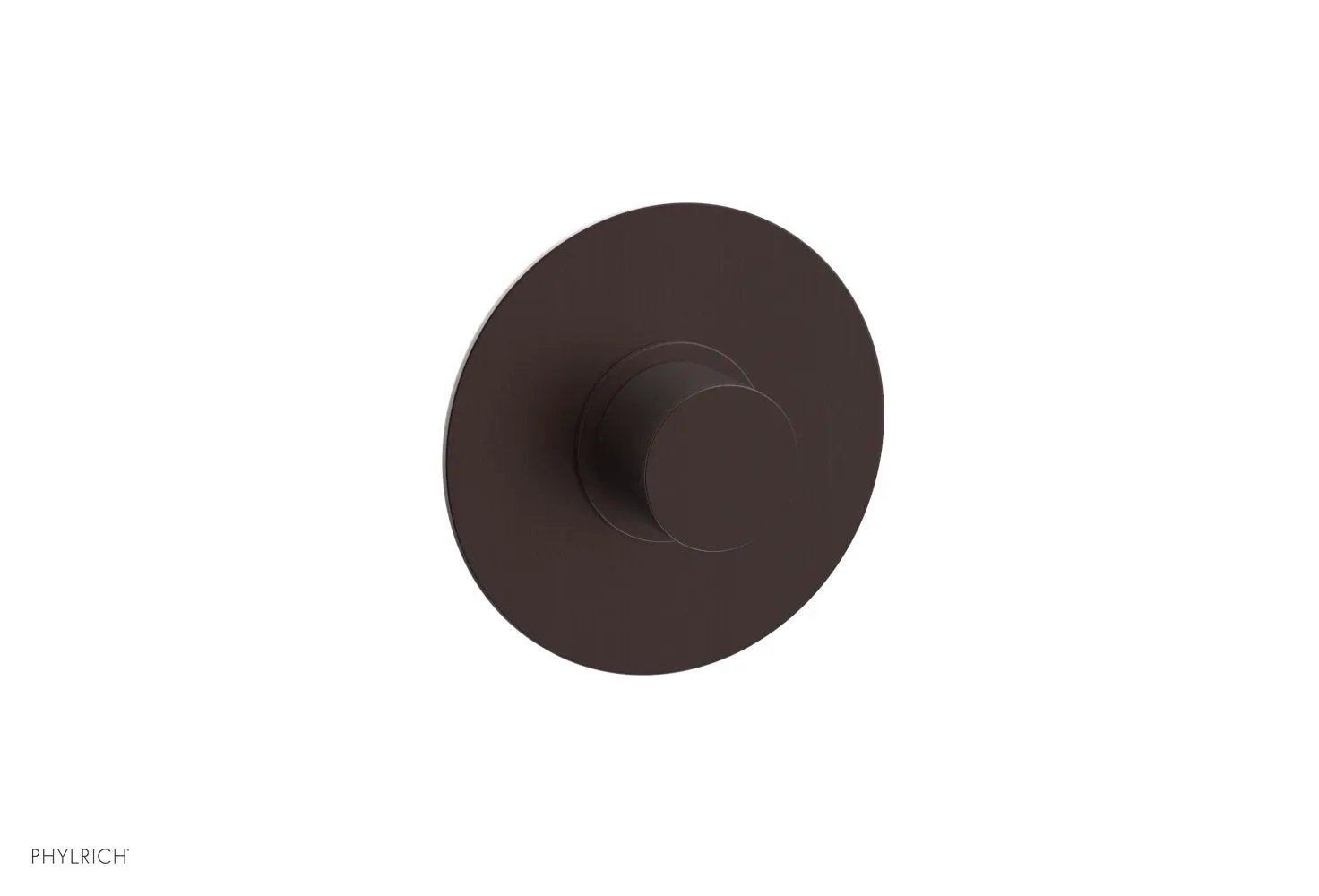 Phylrich BASIC II 1/2" Mini Thermostatic Round Shower Trim Smooth Handle by Phylrich