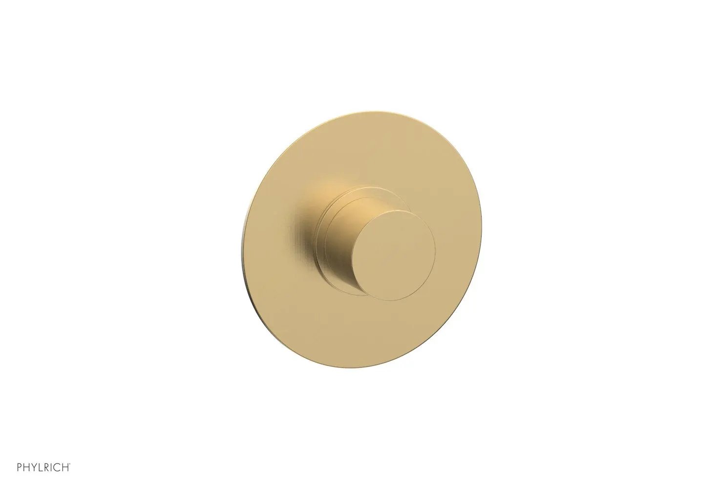 Phylrich BASIC II 1/2" Mini Thermostatic Round Shower Trim Smooth Handle by Phylrich