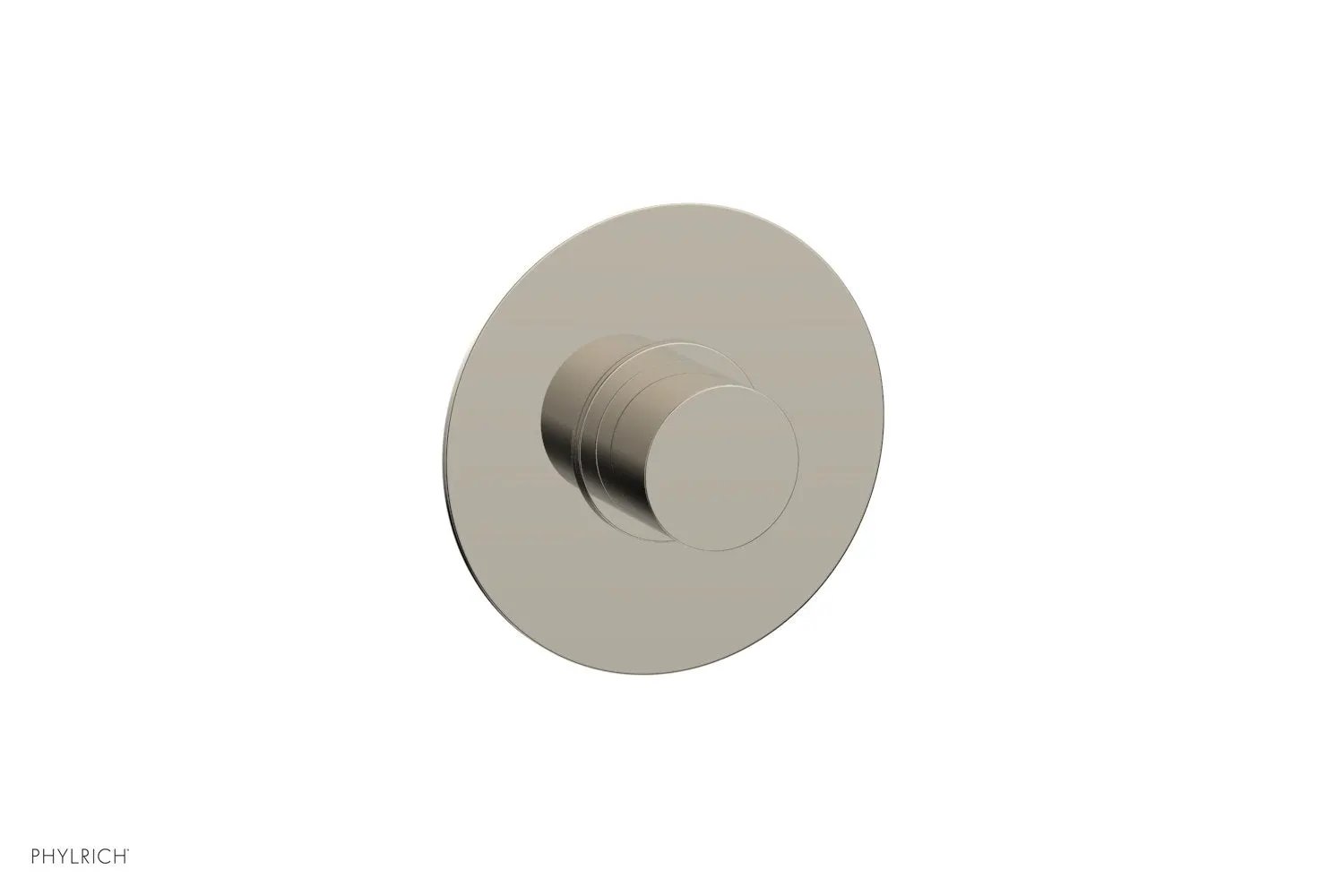 Phylrich BASIC II 1/2" Mini Thermostatic Round Shower Trim Smooth Handle by Phylrich
