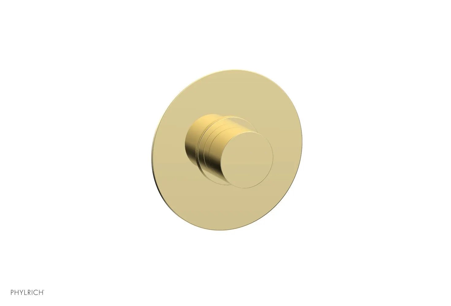 Phylrich BASIC II 1/2" Mini Thermostatic Round Shower Trim Smooth Handle by Phylrich