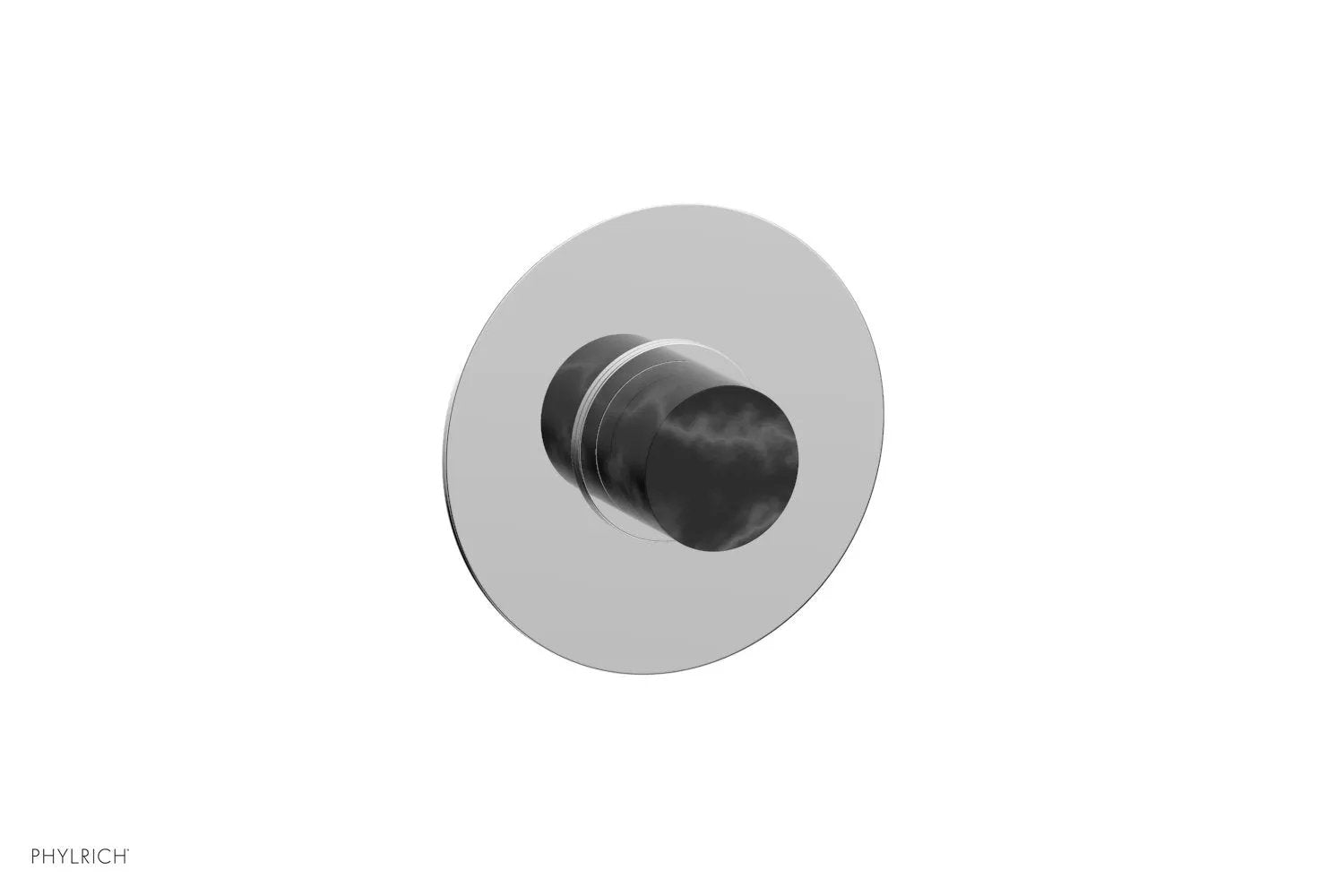 polished chrome shower trim