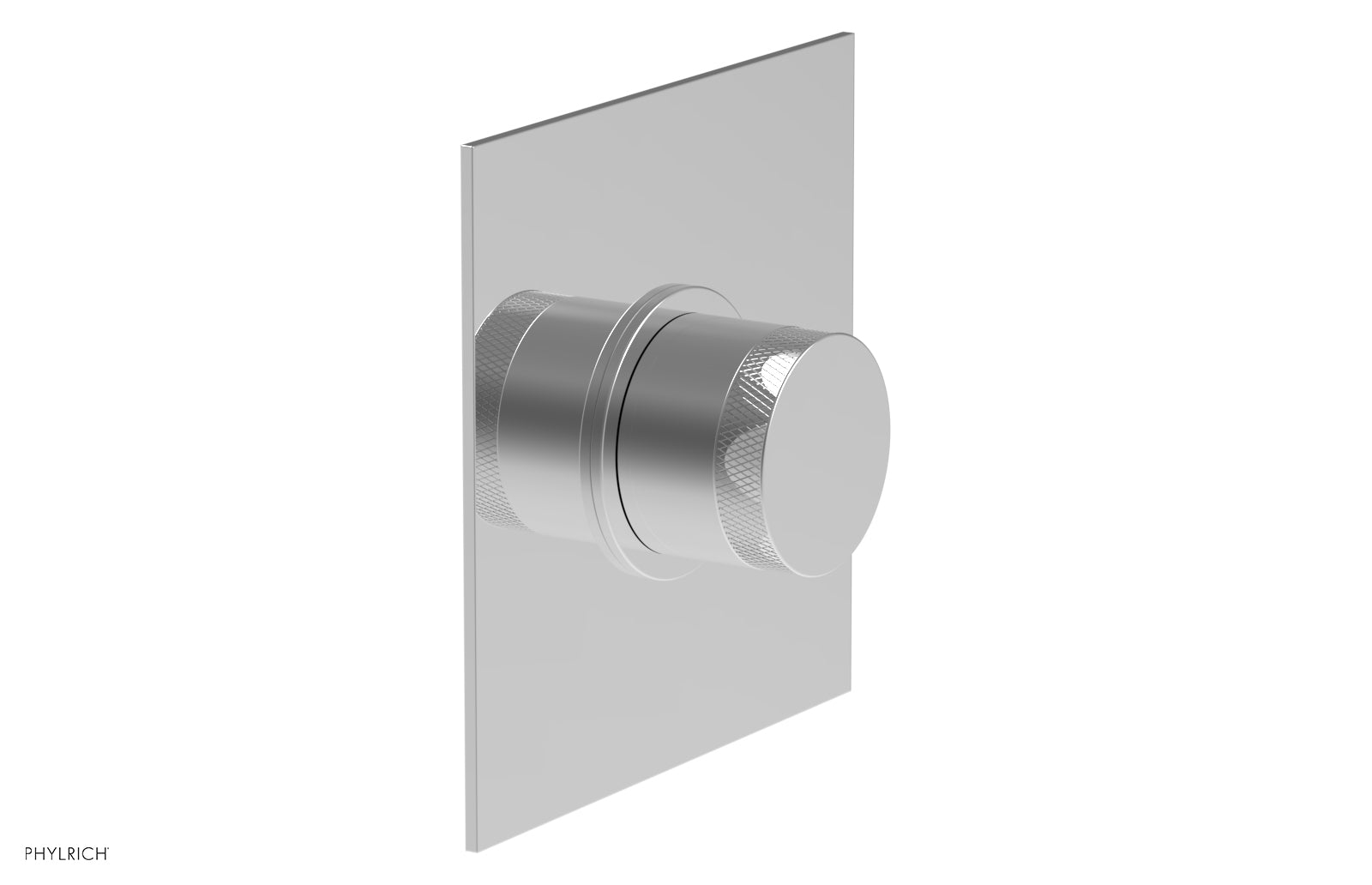 polished chrome shower trim