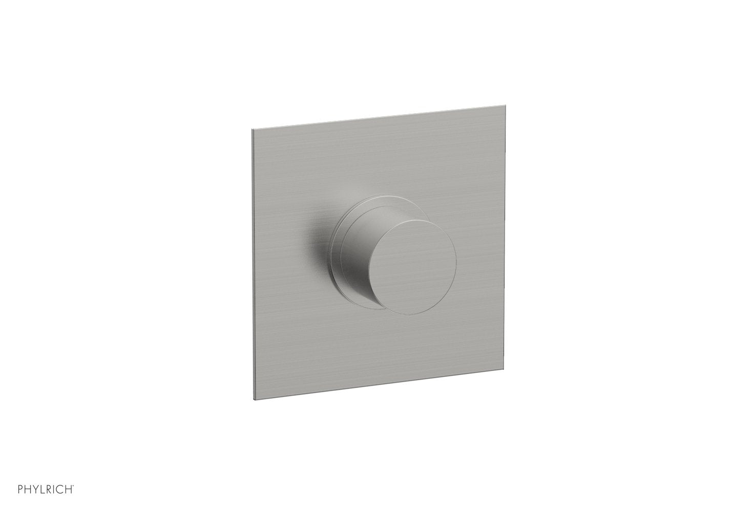 Phylrich BASIC II 1/2" Mini Thermostatic Square Shower Trim Smooth Handle