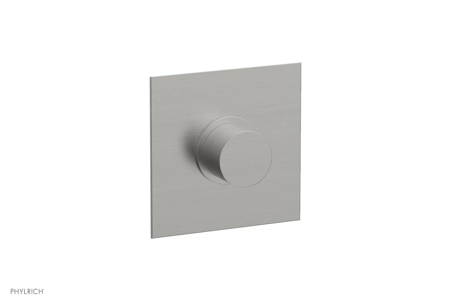 Phylrich BASIC II 1/2" Mini Thermostatic Square Shower Trim Smooth Handle by Phylrich