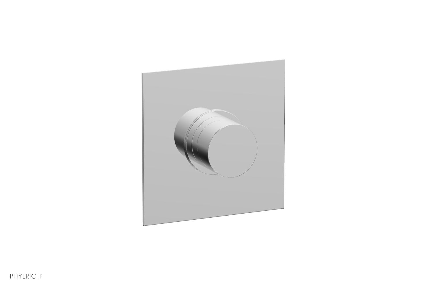 polished chrome shower trim