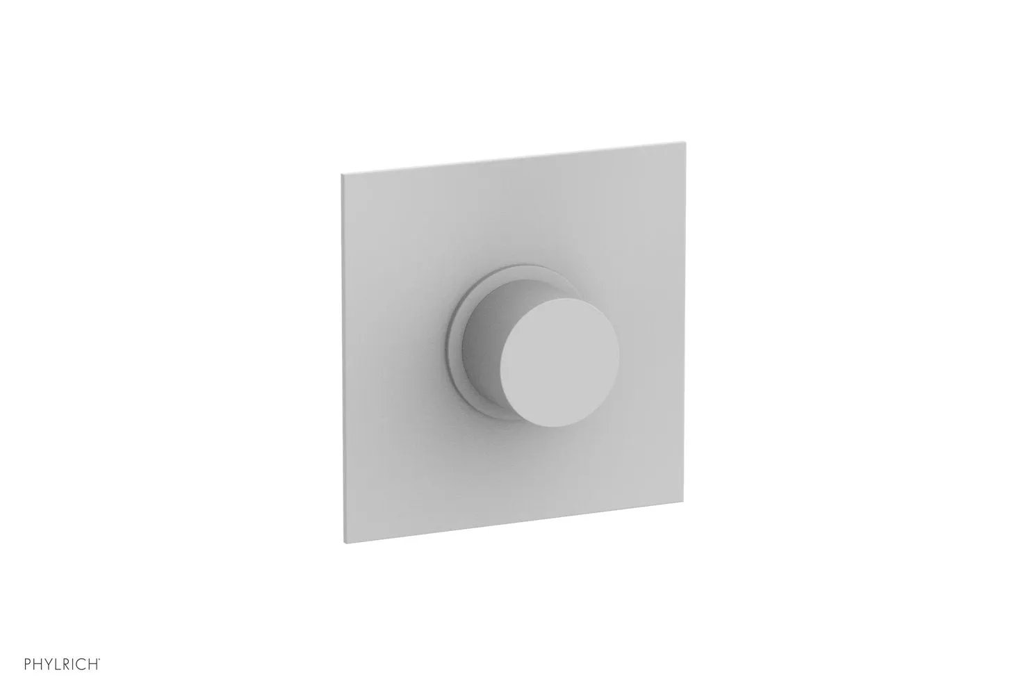 Phylrich BASIC II 1/2" Mini Thermostatic Square Shower Trim Smooth Handle by Phylrich