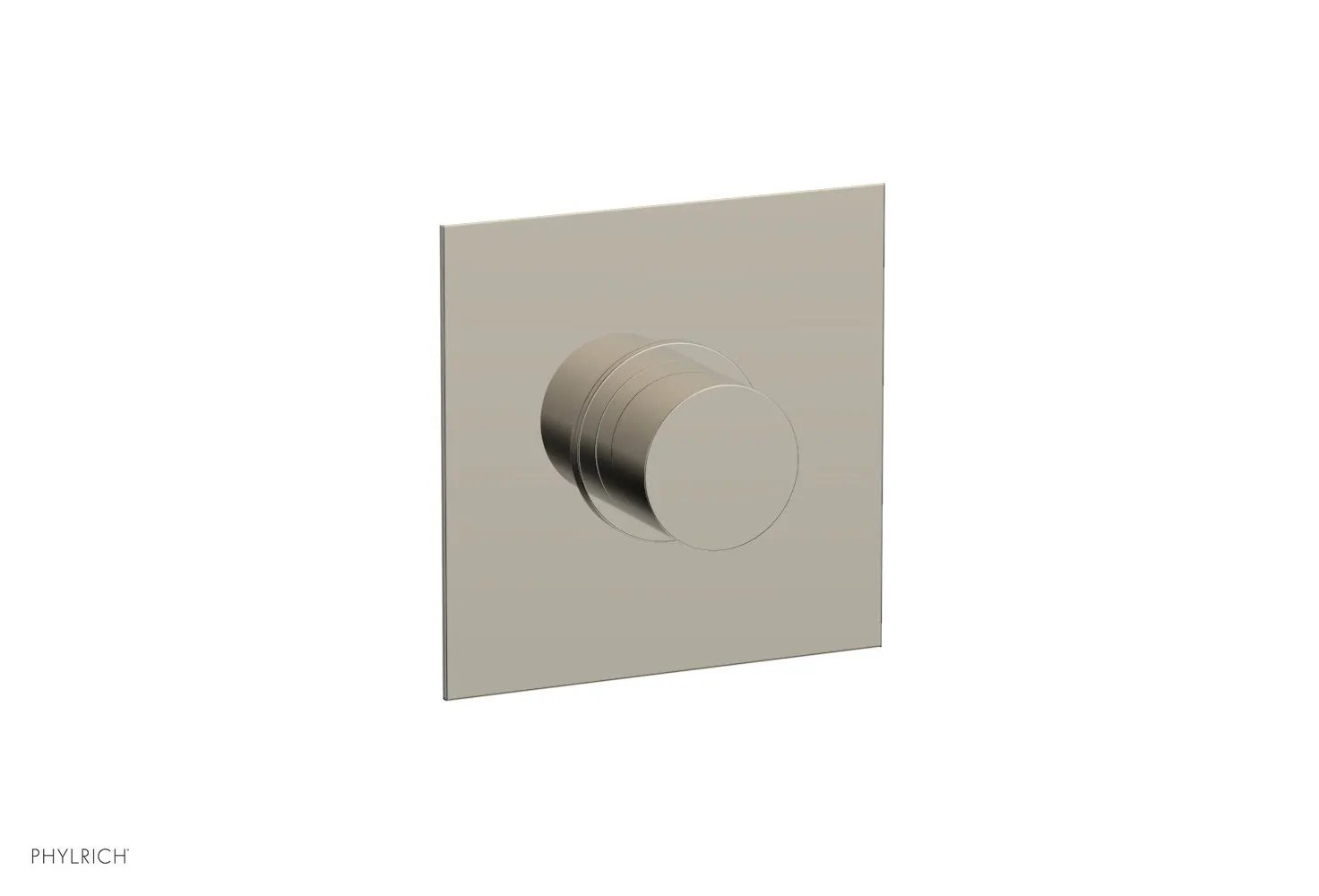 Phylrich BASIC II 1/2" Mini Thermostatic Square Shower Trim Smooth Handle by Phylrich
