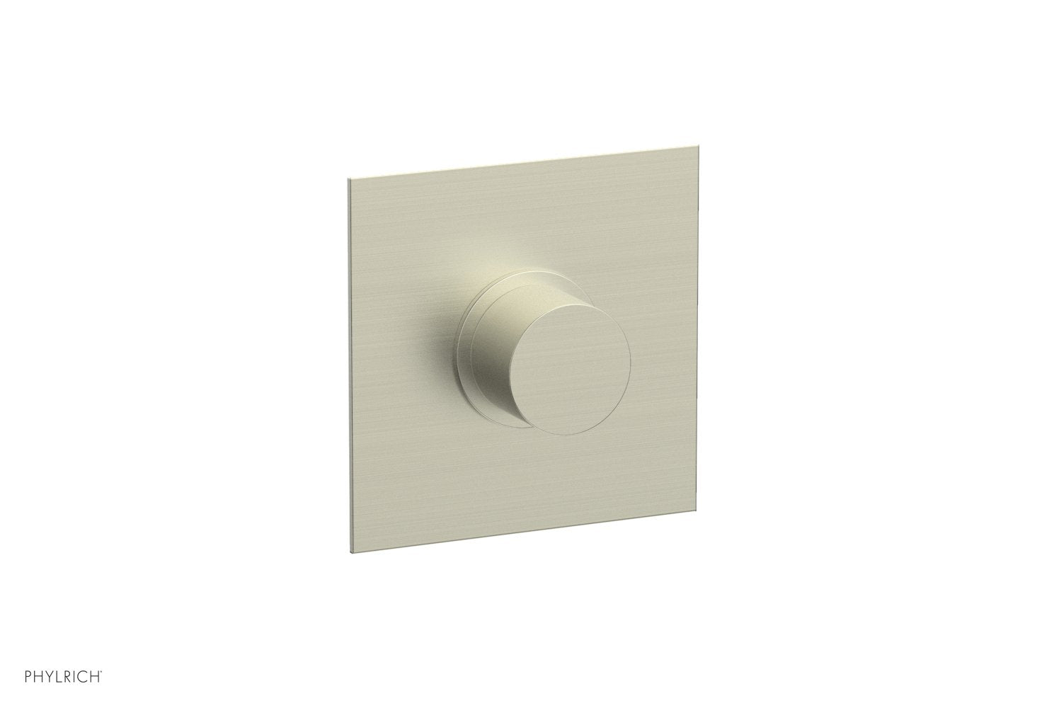 Phylrich BASIC II 1/2" Mini Thermostatic Square Shower Trim Smooth Handle