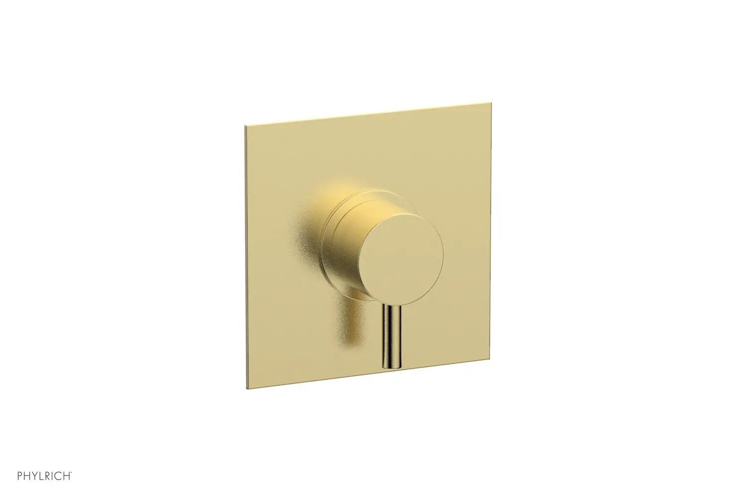 Phylrich BASIC II 1/2" Mini Thermostatic Square Shower Trim Lever Handle by Phylrich