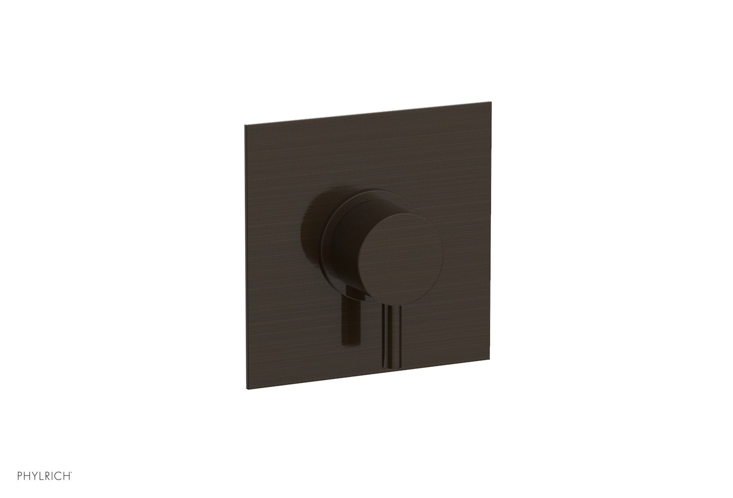 Phylrich BASIC II 1/2" Mini Thermostatic Square Shower Trim Lever Handle by Phylrich