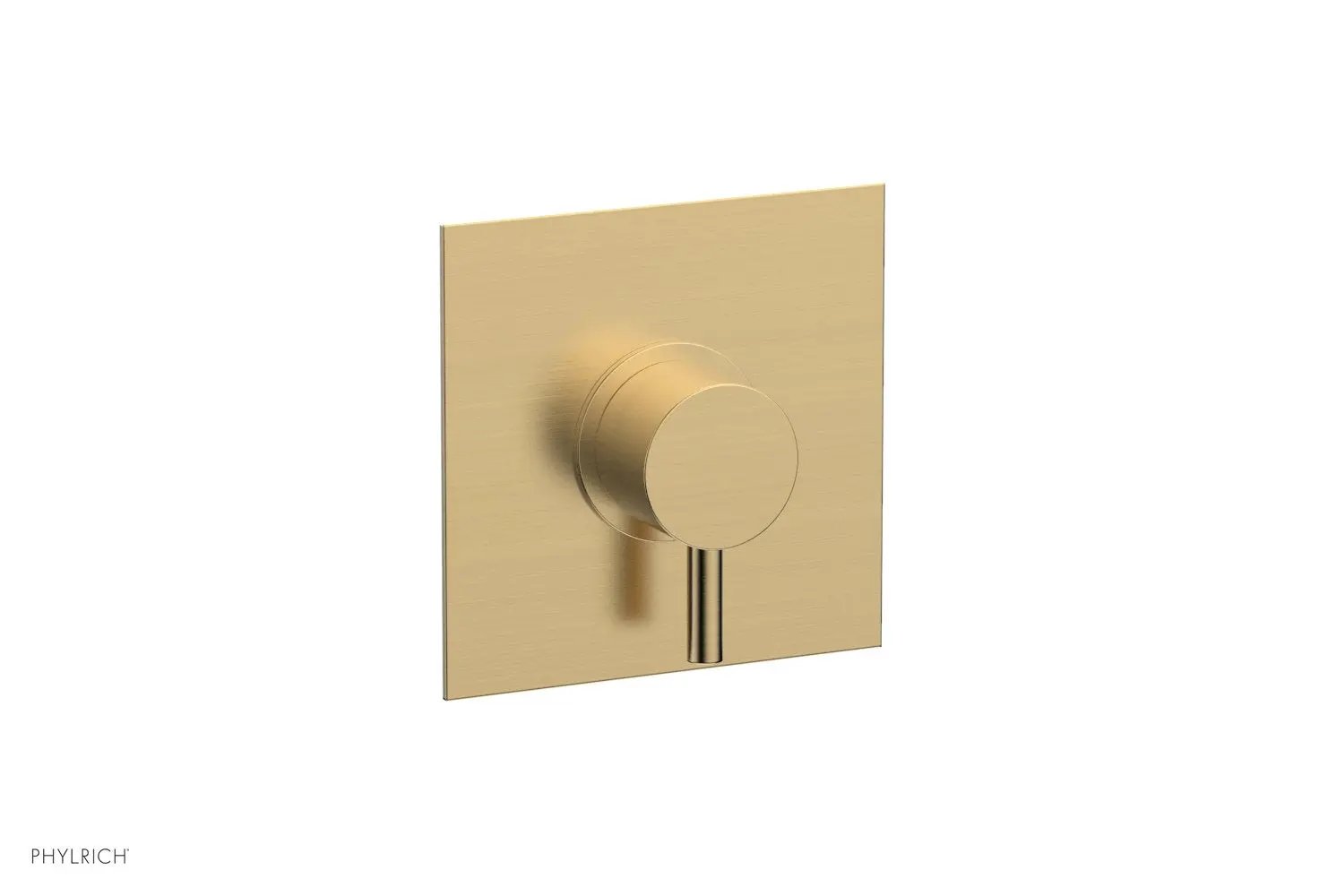 Phylrich BASIC II 1/2" Mini Thermostatic Square Shower Trim Lever Handle by Phylrich
