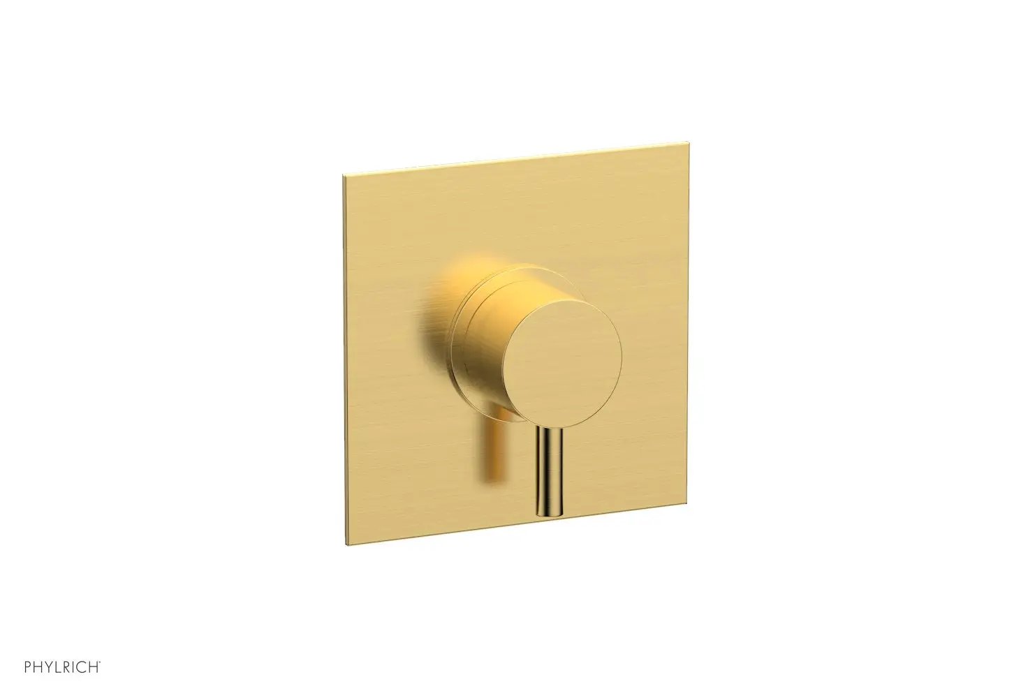 Phylrich BASIC II 1/2" Mini Thermostatic Square Shower Trim Lever Handle by Phylrich