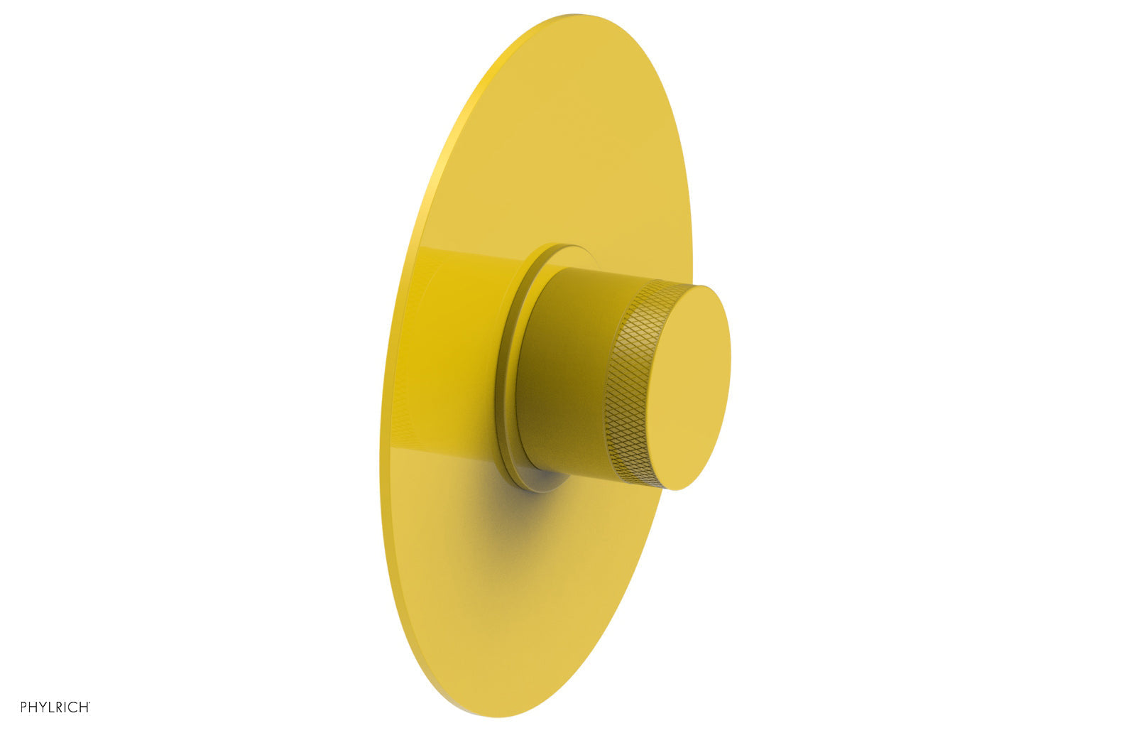 Phylrich BASIC II 1/2" Mini Thermostatic Round Shower Trim - Knurled Handle