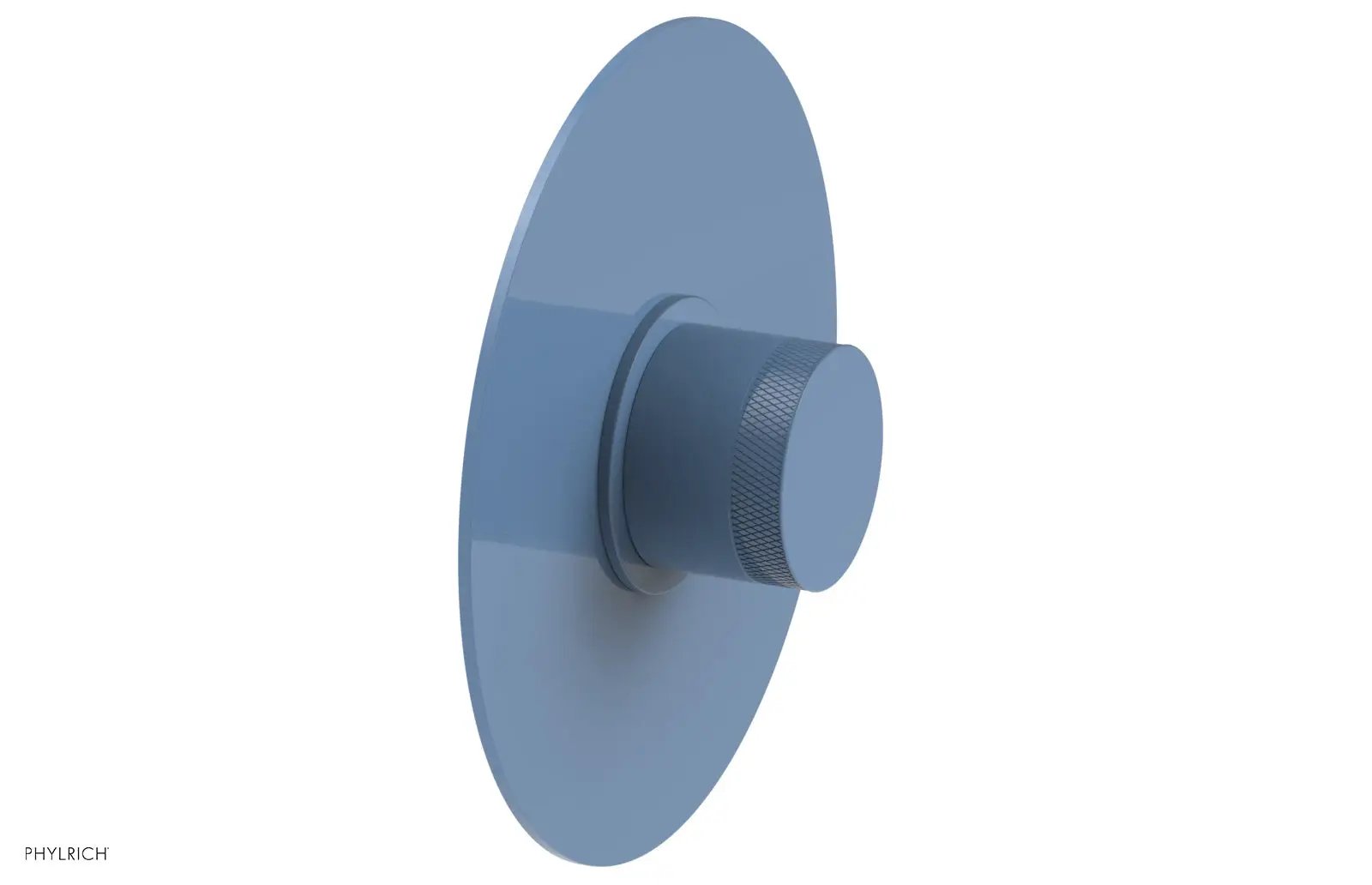 Phylrich BASIC II 3/4" Thermostatic Round Shower Trim, Knurled Handle by Phylrich