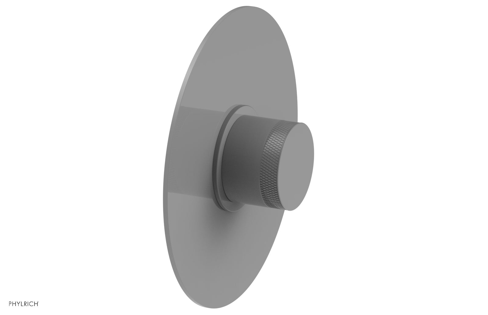 Phylrich BASIC II 3/4" Thermostatic Round Shower Trim, Knurled Handle