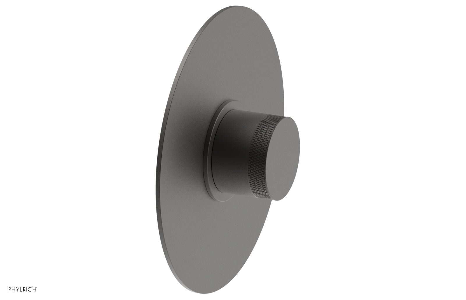 Phylrich BASIC II 3/4" Thermostatic Round Shower Trim, Knurled Handle