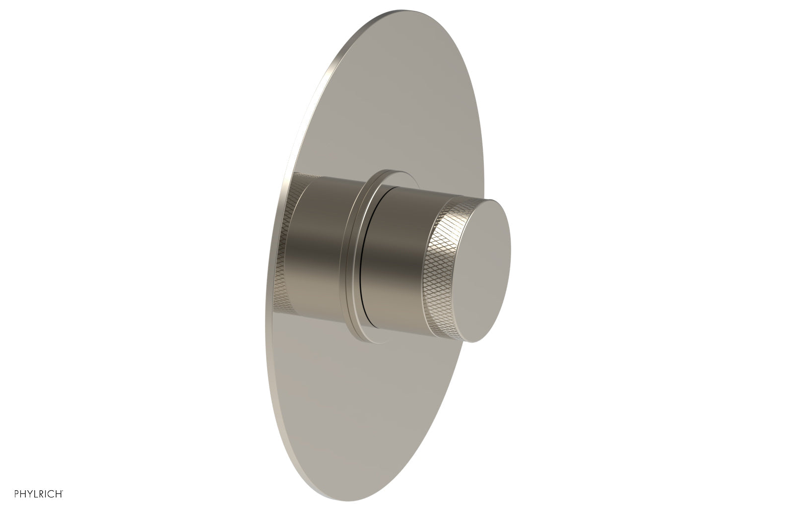 Phylrich BASIC II 3/4" Thermostatic Round Shower Trim, Knurled Handle