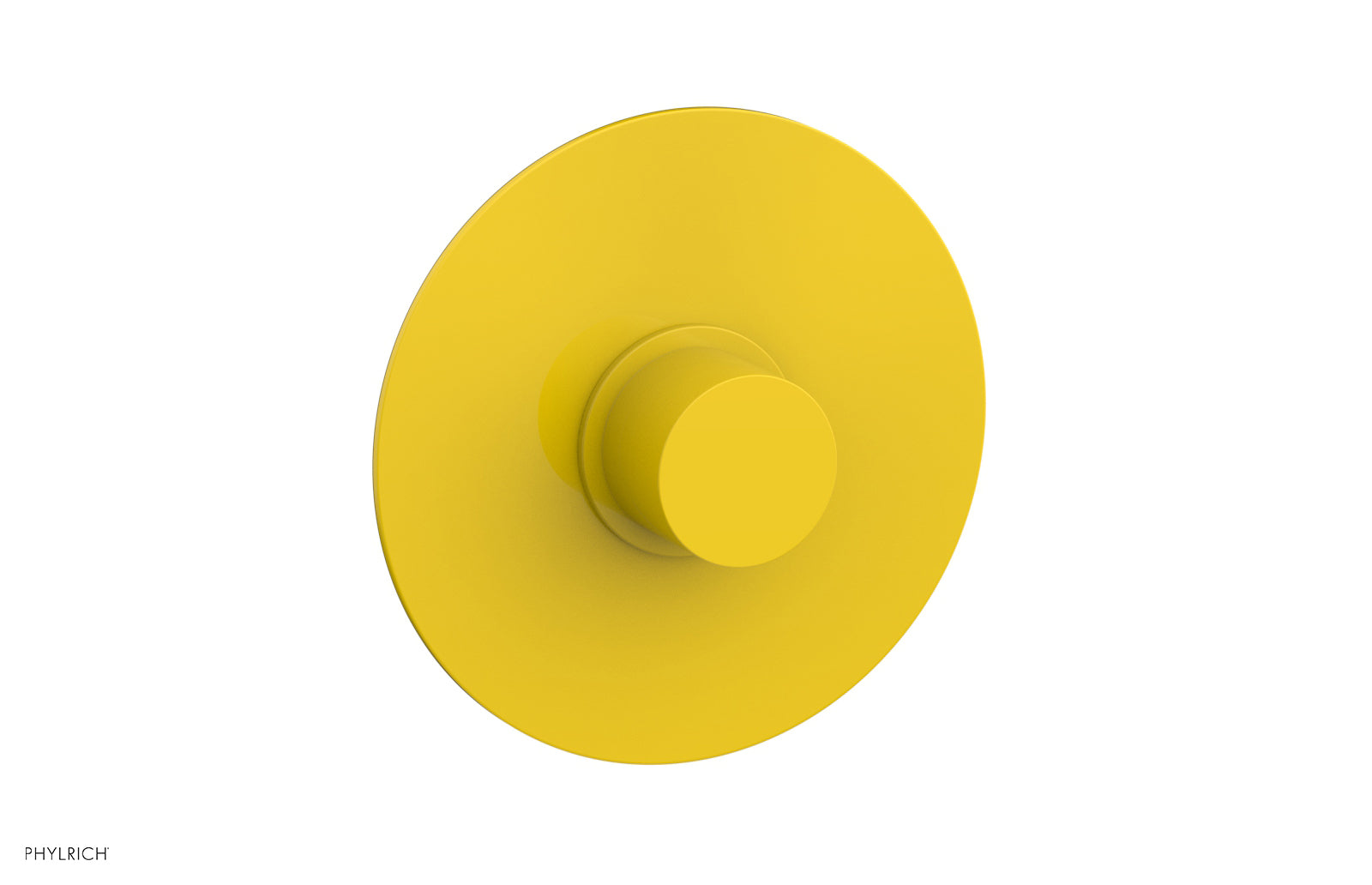 Phylrich BASIC II 3/4" Thermostatic Round Shower Trim, Smooth Handle