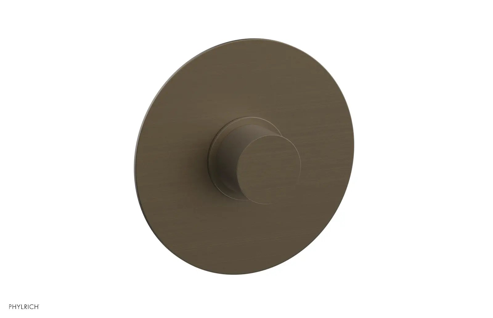 Phylrich BASIC II 1/2" Mini Thermostatic Round Shower Trim Smooth Handle by Phylrich