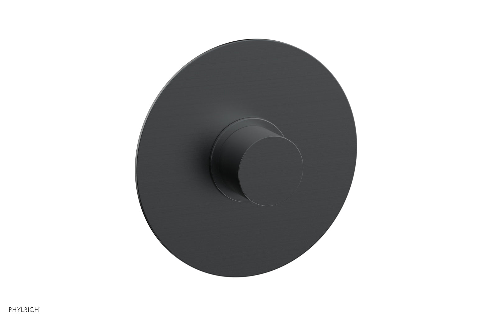 Phylrich BASIC II 3/4" Thermostatic Round Shower Trim, Smooth Handle