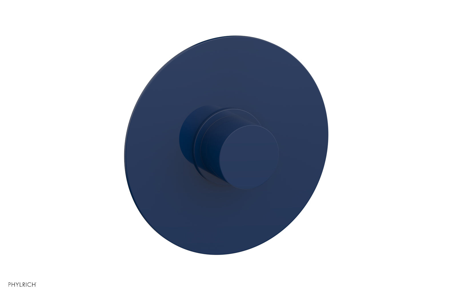 Phylrich BASIC II Pressure Balance Round Shower Plate & Handle Trim, Smooth Handle