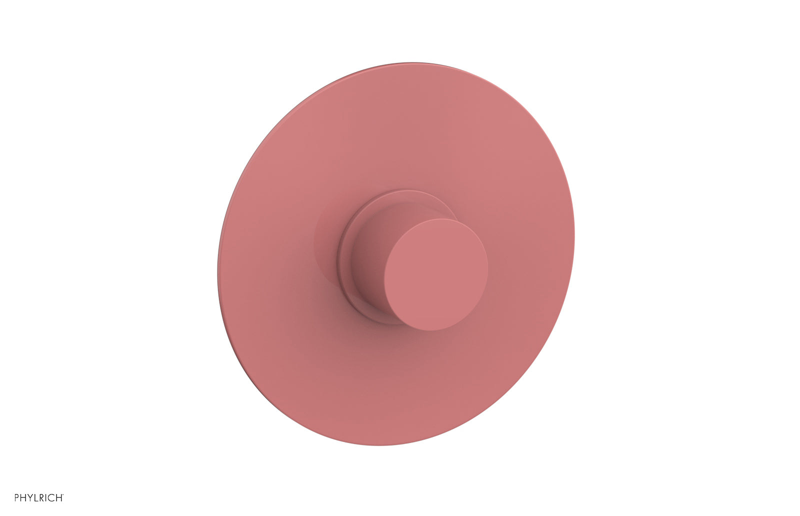 Phylrich BASIC II 1/2" Mini Thermostatic Round Shower Trim Smooth Handle