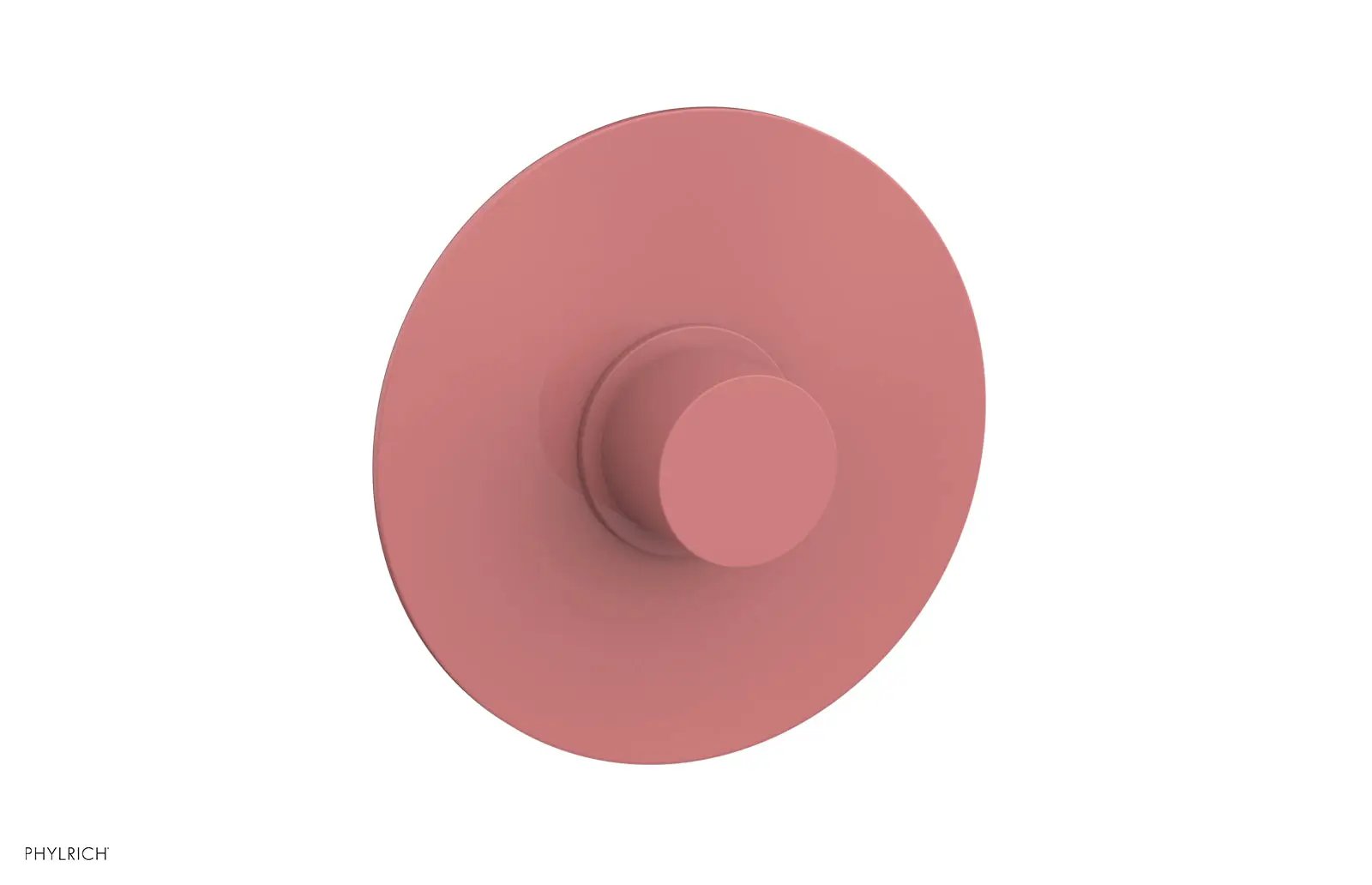 Phylrich BASIC II Pressure Balance Round Shower Plate & Handle Trim, Smooth Handle by Phylrich