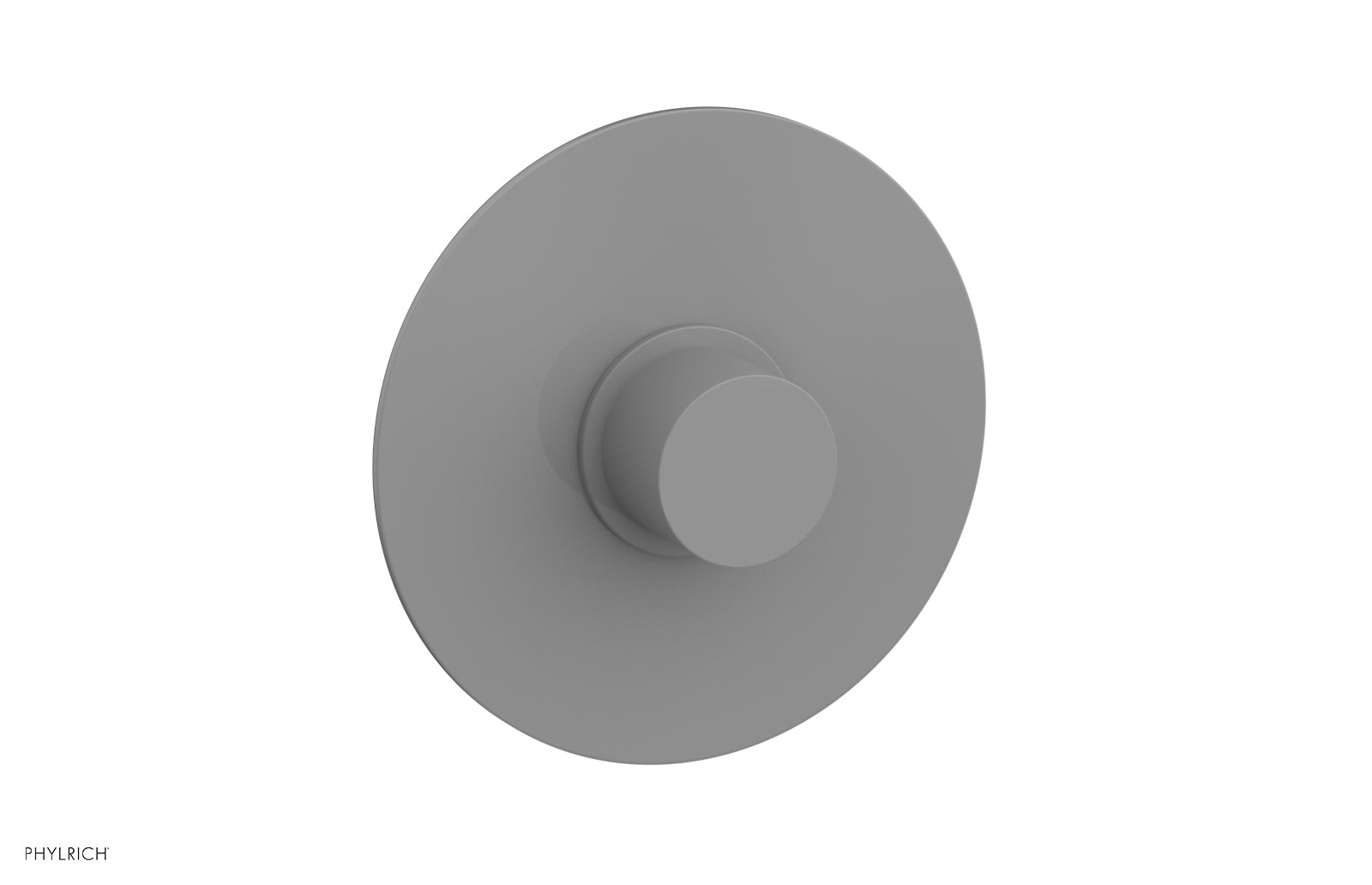 Phylrich BASIC II 3/4" Thermostatic Round Shower Trim, Smooth Handle