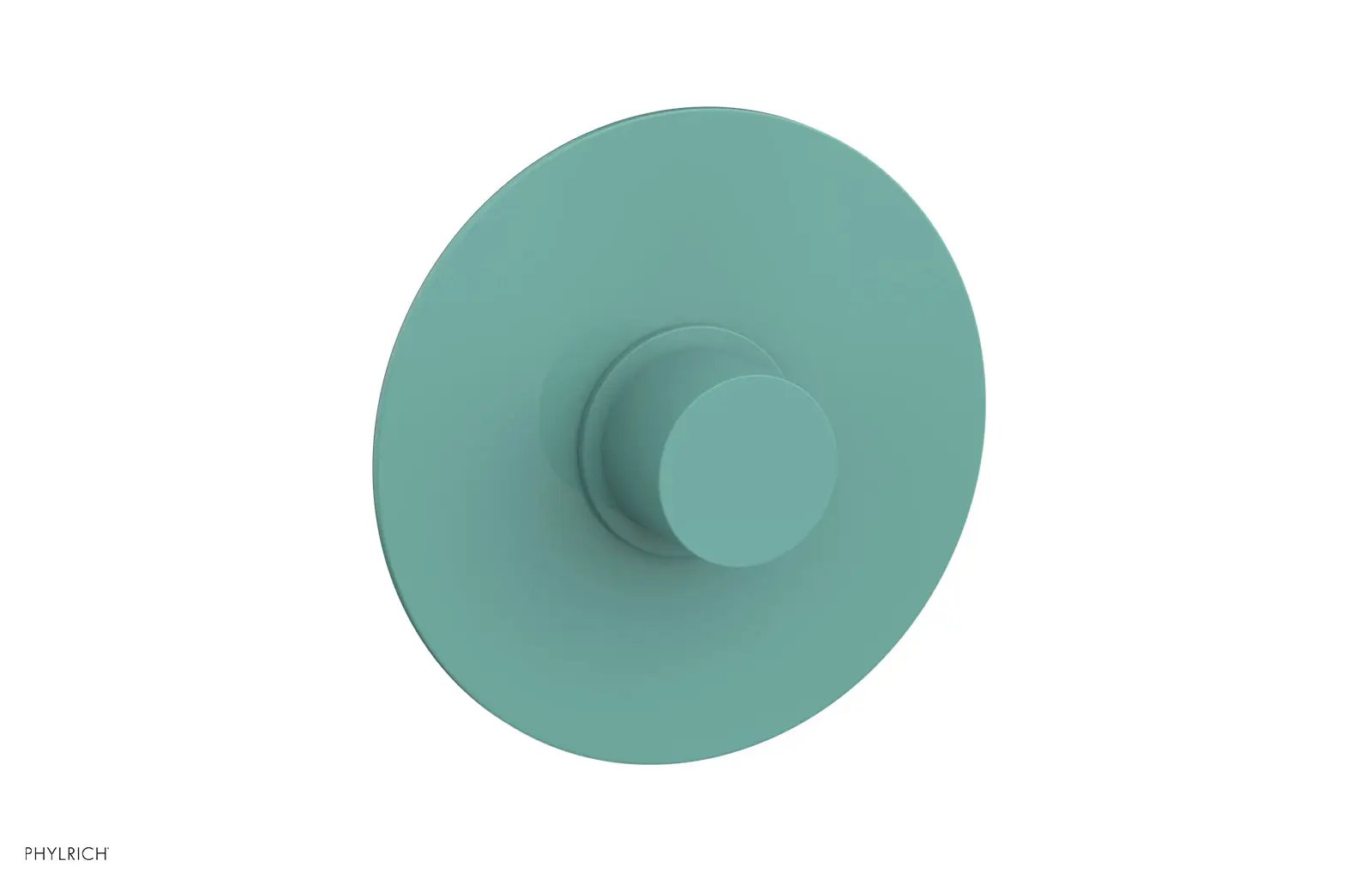 Phylrich BASIC II 3/4" Thermostatic Round Shower Trim, Smooth Handle by Phylrich