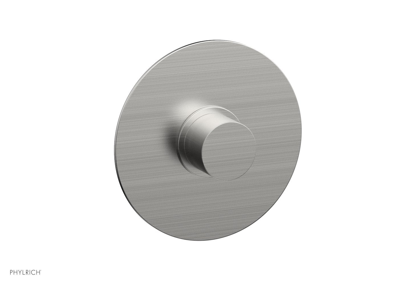 Phylrich BASIC II 3/4" Thermostatic Round Shower Trim, Smooth Handle