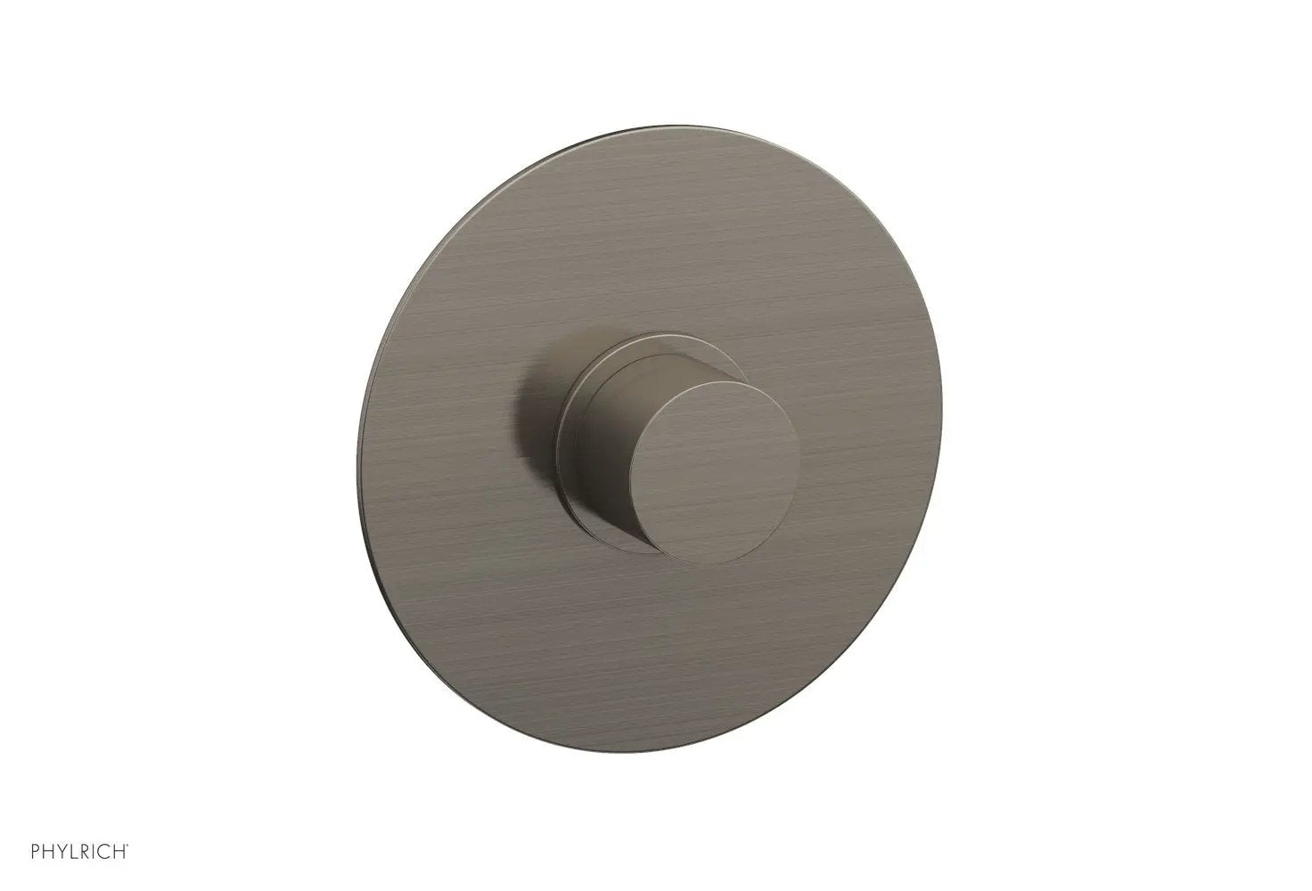Phylrich BASIC II Pressure Balance Round Shower Plate & Handle Trim, Smooth Handle by Phylrich