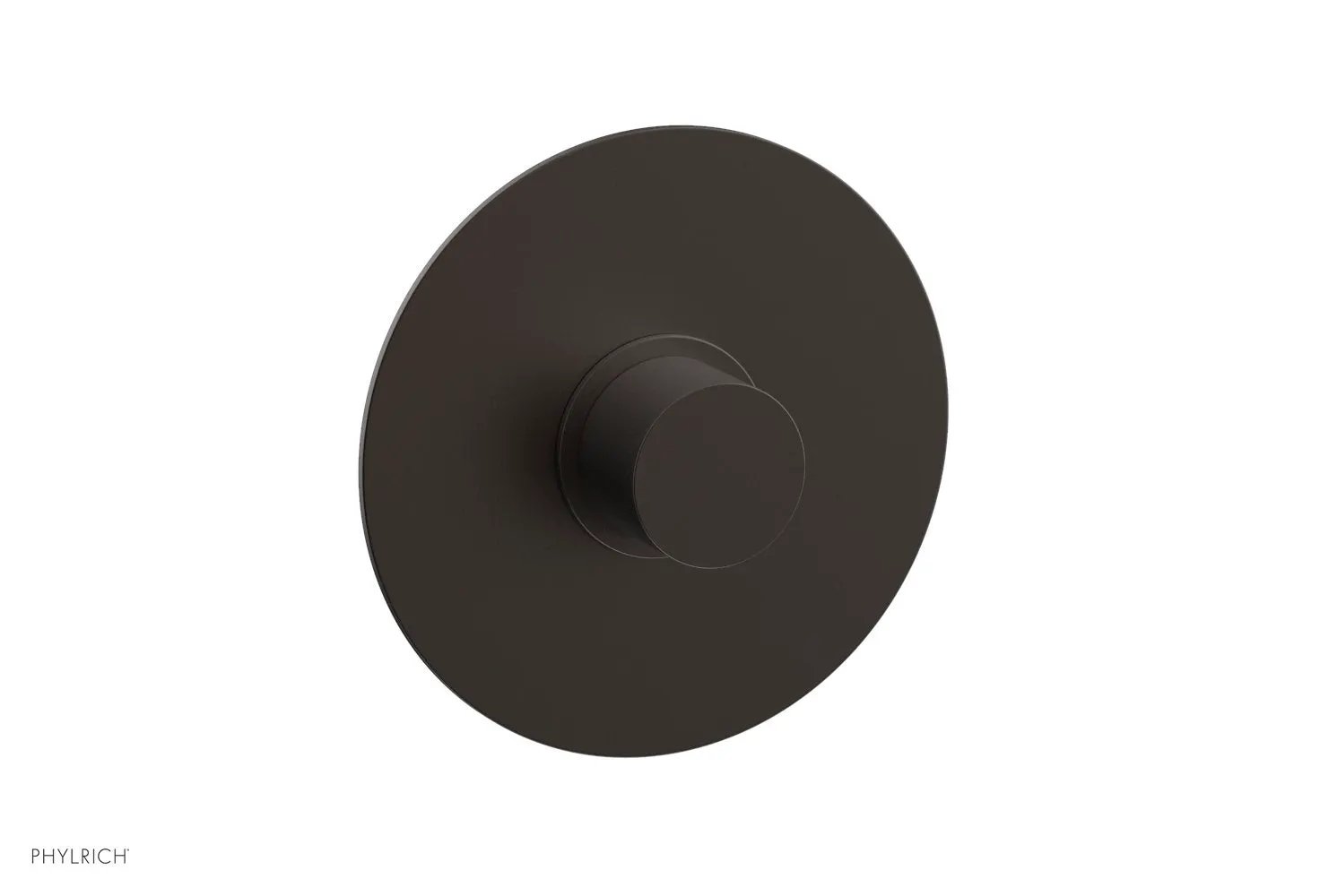 Phylrich BASIC II Pressure Balance Round Shower Plate & Handle Trim, Smooth Handle by Phylrich