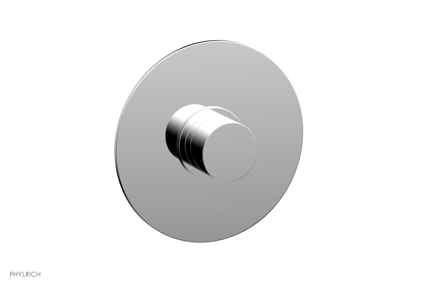 polished chrome shower plate