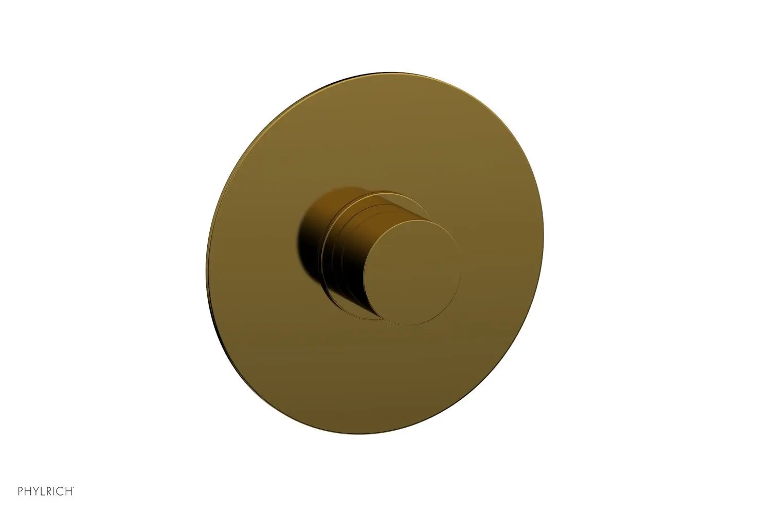 Phylrich BASIC II Pressure Balance Round Shower Plate & Handle Trim, Smooth Handle by Phylrich