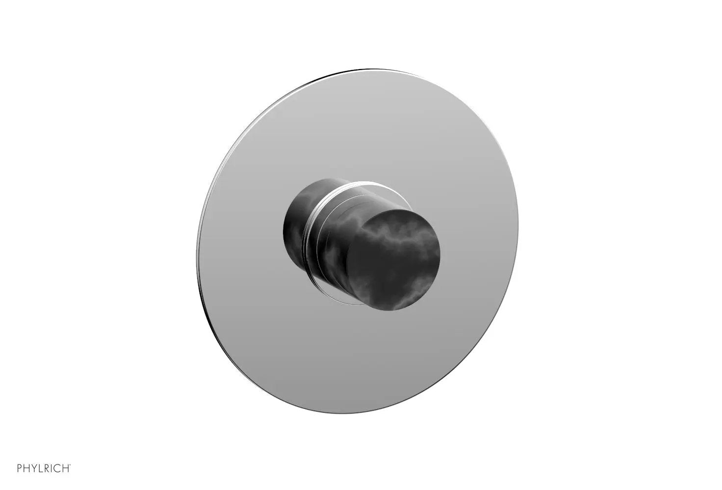 polished chrome shower trim