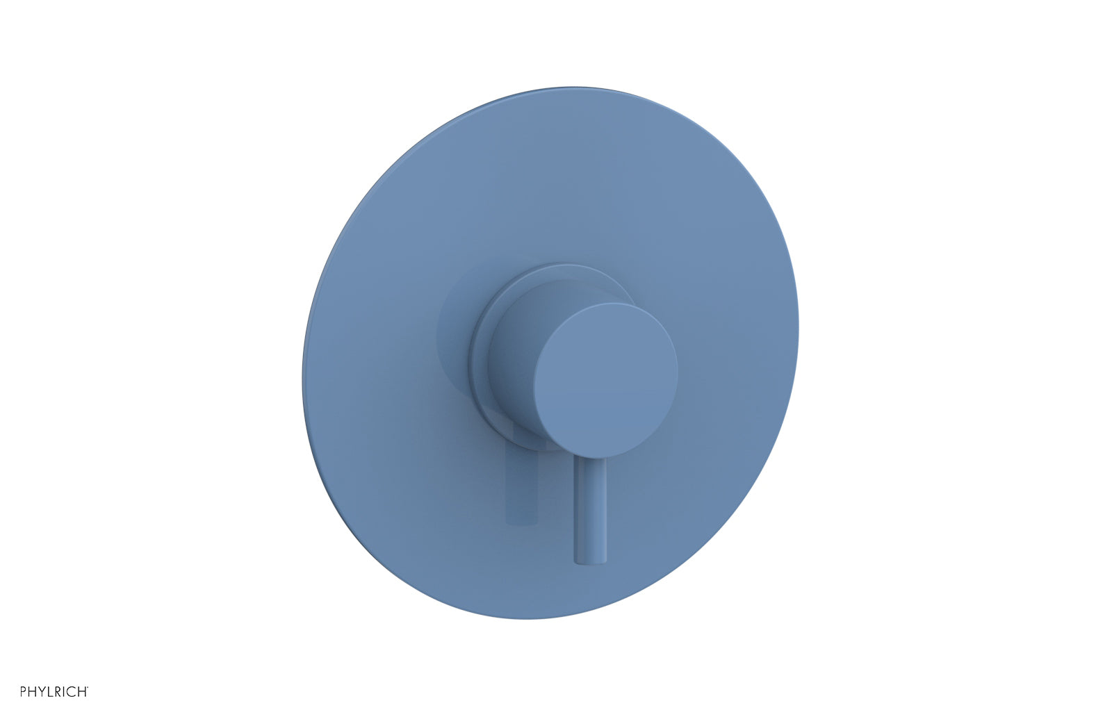 Phylrich BASIC II Pressure Balance Round Shower Plate & Handle Trim, Lever Handle