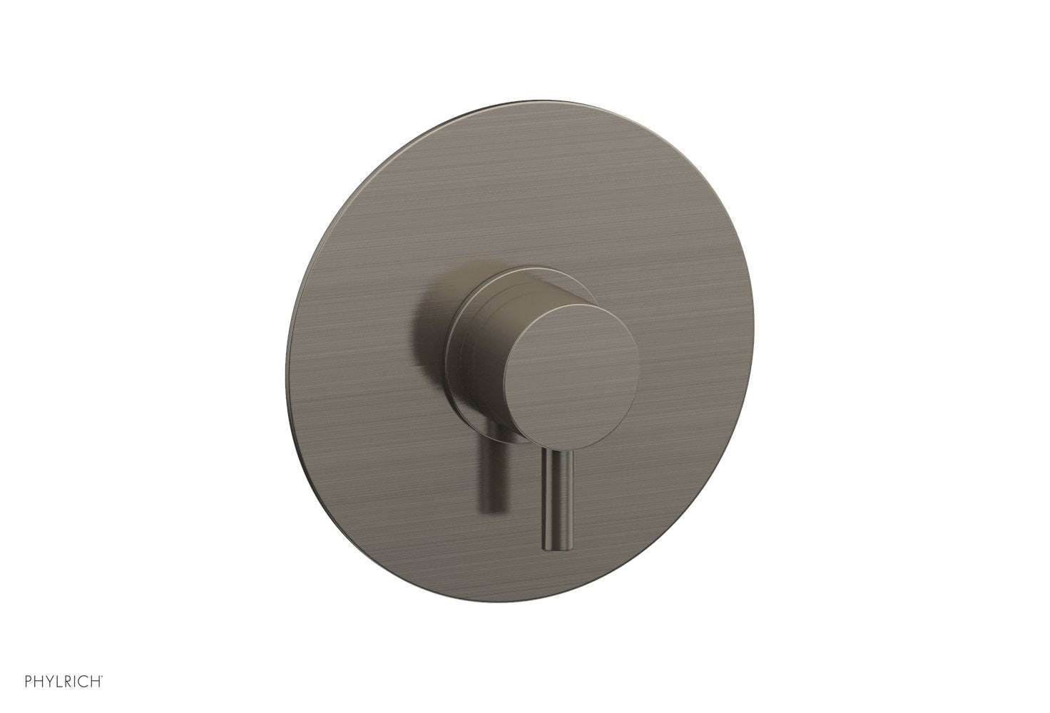 Phylrich BASIC II Pressure Balance Round Shower Plate & Handle Trim, Lever Handle