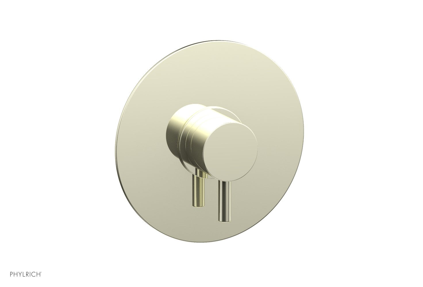 Phylrich BASIC II 3/4" Thermostatic Round Shower Trim, Lever Handle