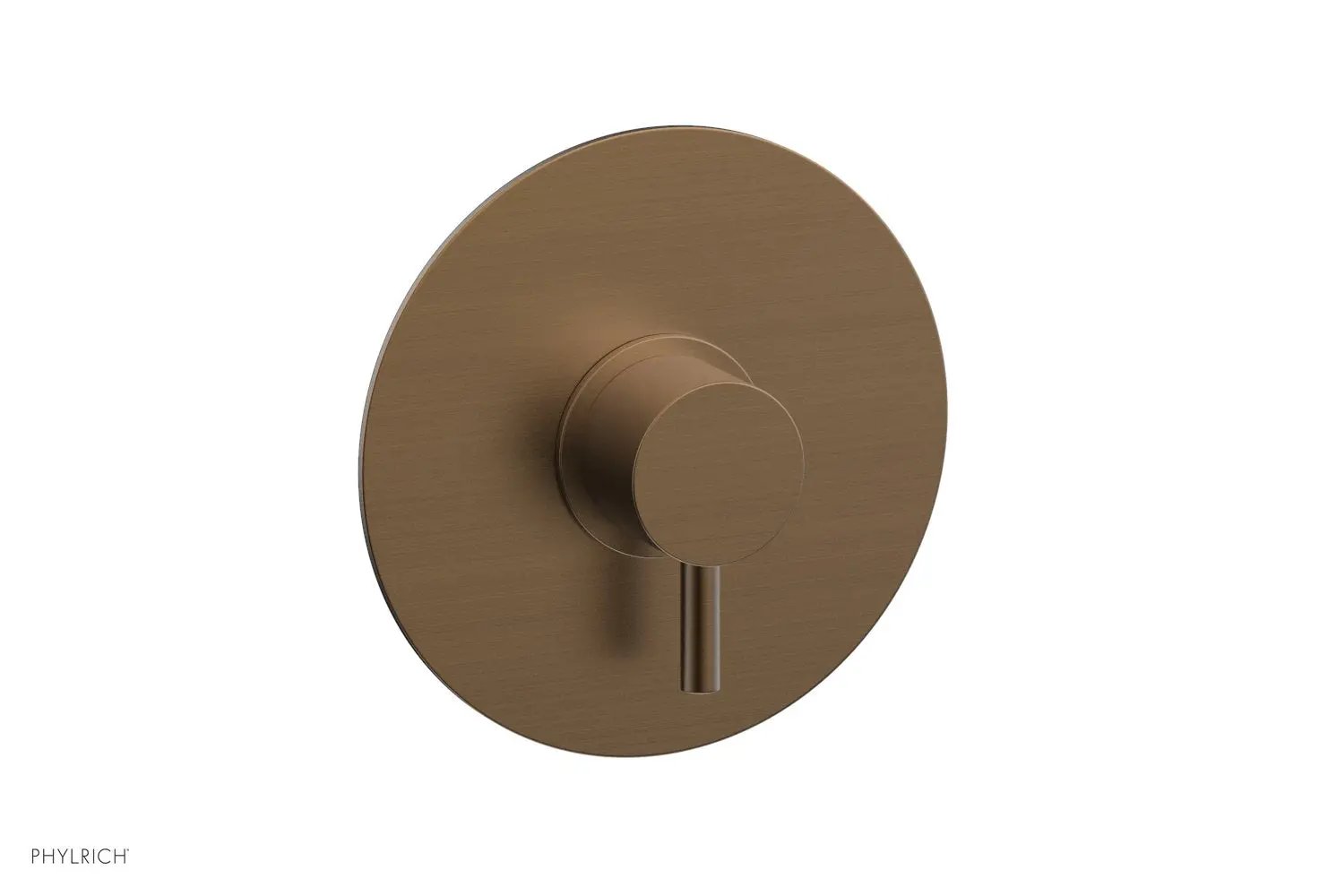 Phylrich BASIC II Pressure Balance Round Shower Plate & Handle Trim, Lever Handle by Phylrich