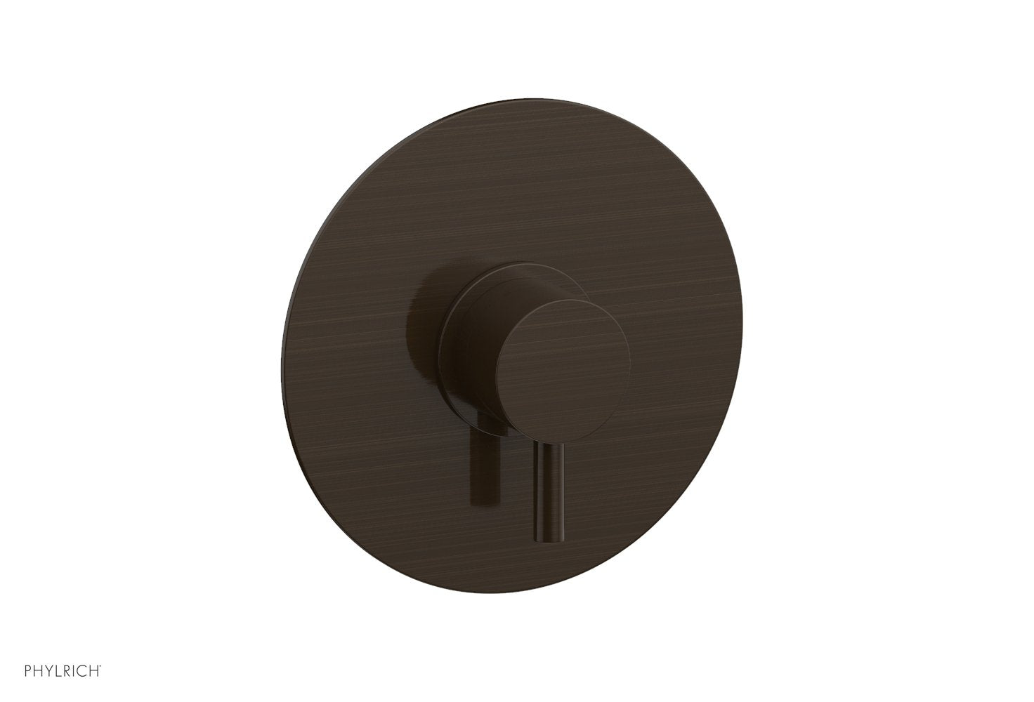 Phylrich BASIC II 3/4" Thermostatic Round Shower Trim, Lever Handle