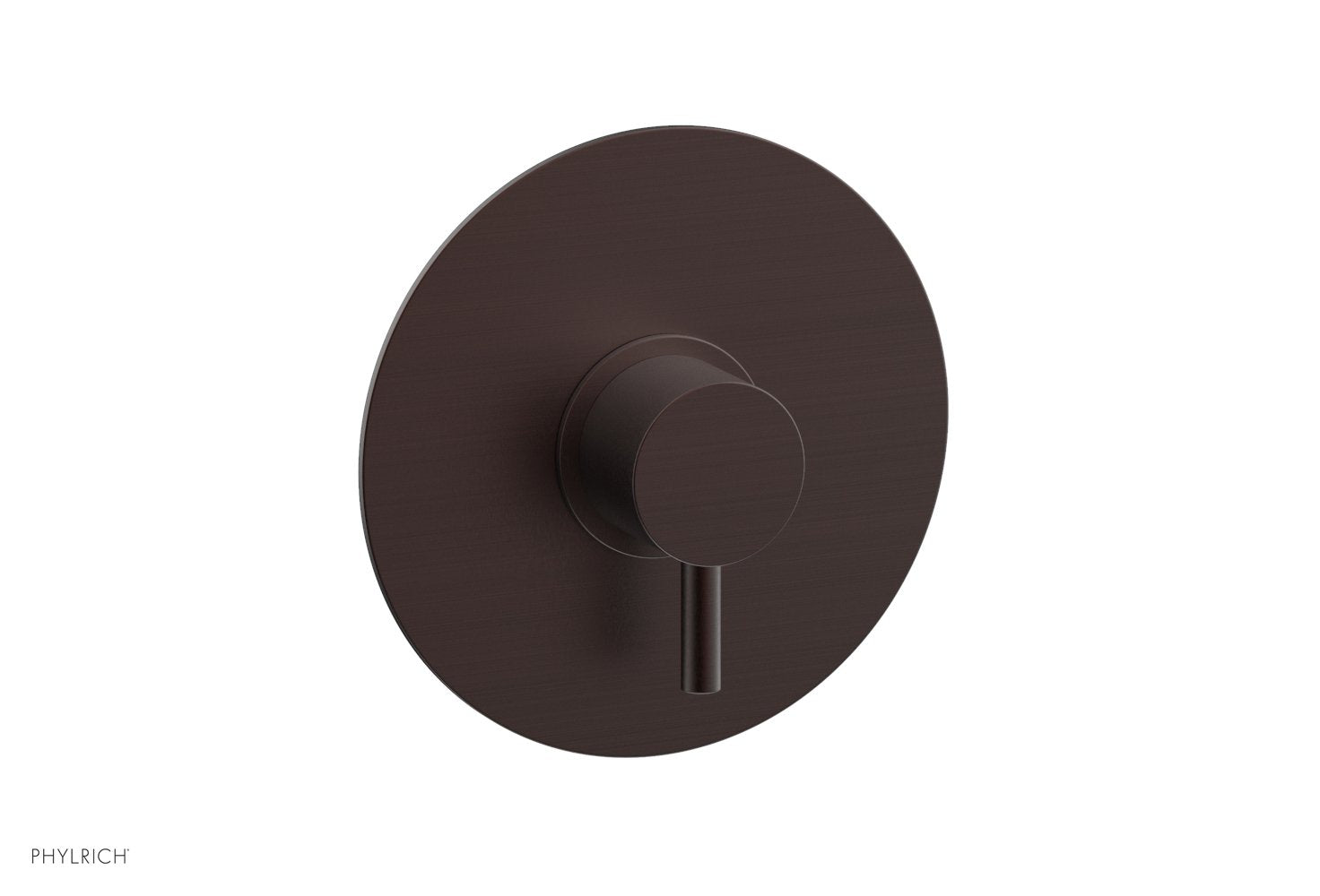 Phylrich BASIC II Pressure Balance Round Shower Plate & Handle Trim, Lever Handle