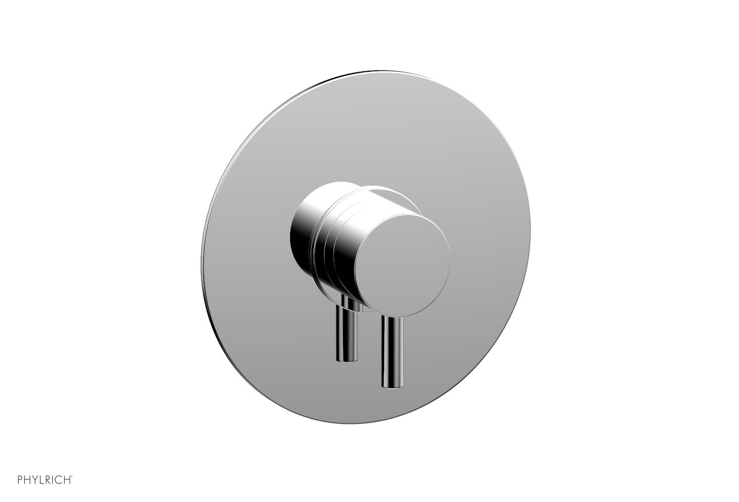 polished chrome shower plate