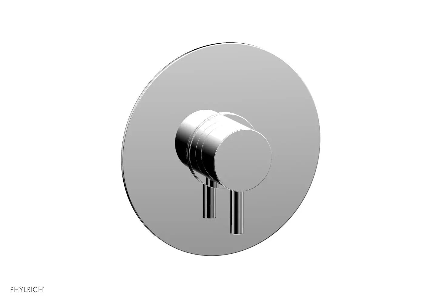 polished chrome shower plate