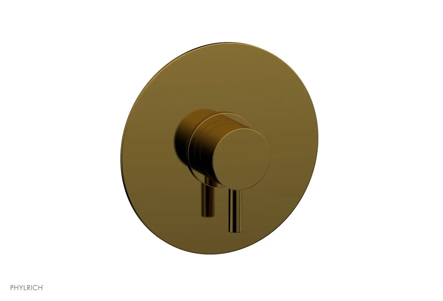 Phylrich BASIC II Pressure Balance Round Shower Plate & Handle Trim, Lever Handle by Phylrich