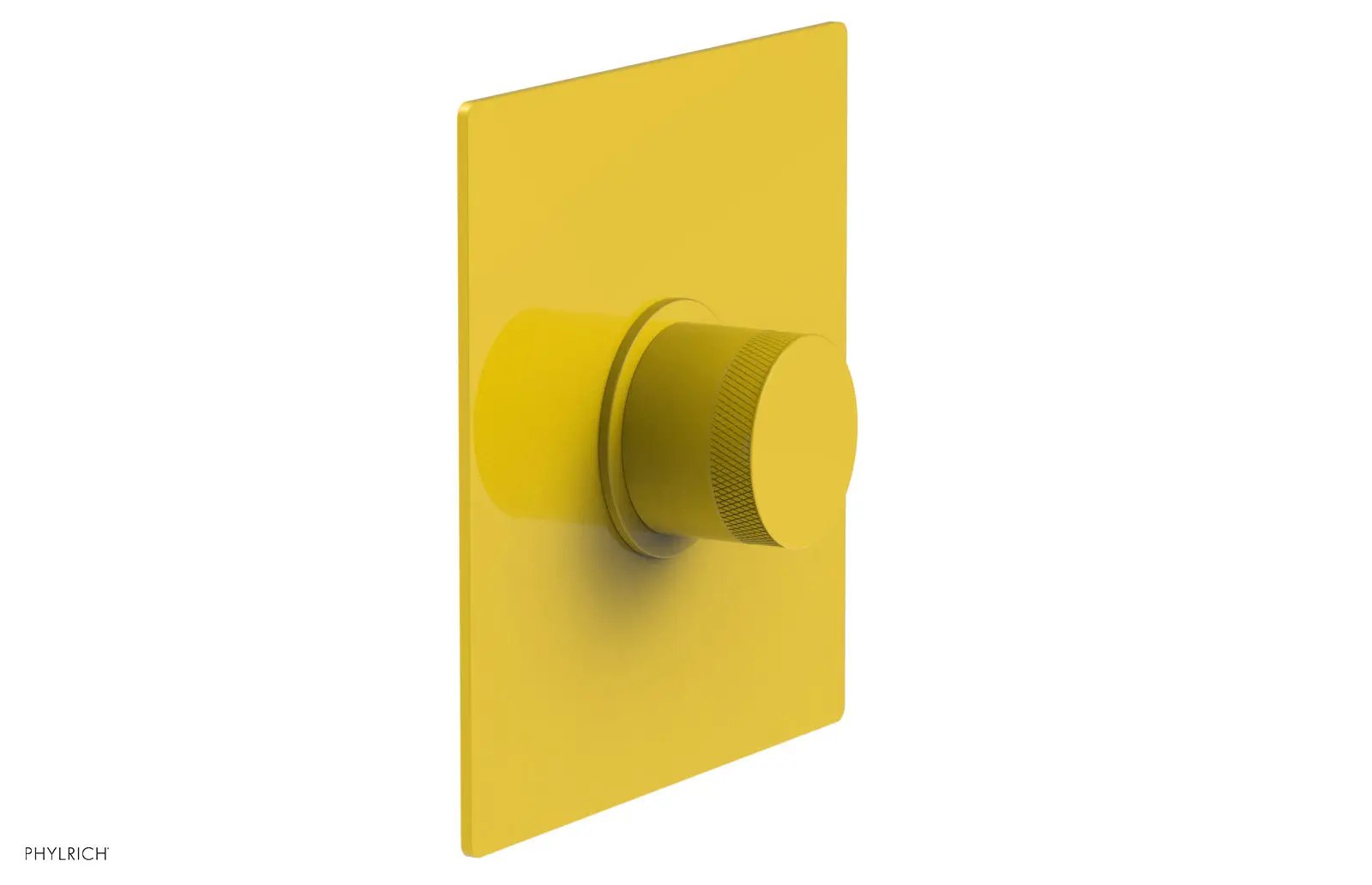 Phylrich BASIC II Pressure Balance Square Shower Plate & Knurled Handle Trim by Phylrich