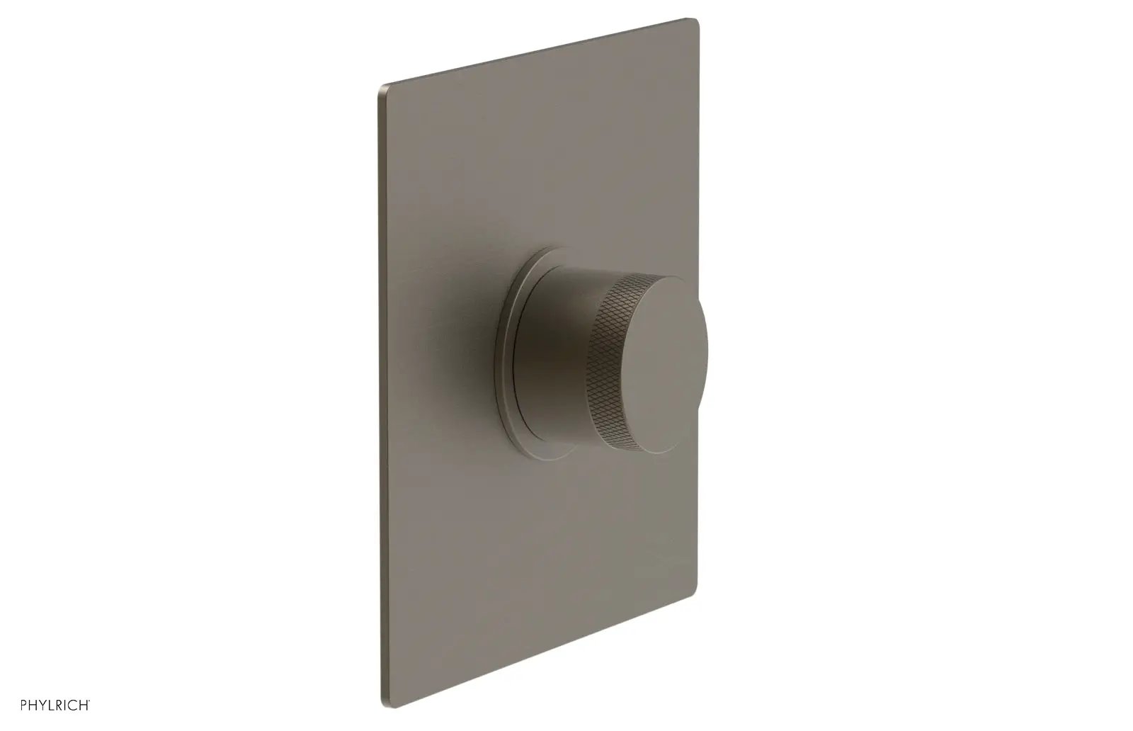 Phylrich BASIC II Pressure Balance Square Shower Plate & Knurled Handle Trim by Phylrich